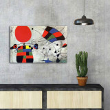 Tablou decorativ, FAMOUSART-078, Canvas, Dimensiune: 45 x 70 cm, Multicolor, Canvart