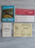 Lot Colecție CFR Anii '70-'80 - 6 Bilete Nefolosite, Mersul Trenurilor 1983, Permise RSR