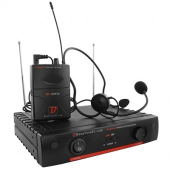 STATIE 1 MICROFON WIRELESS TIP CASCA UHF 539.3 MHZ foto