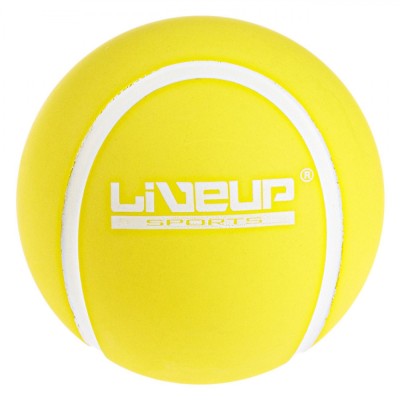 Minge Plajă LiveUp, Rubber, Culoare Galben, Diametru 60mm foto