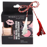 Set Perfect Match, un gloss pentru buze, un lac de unghii si un fard pulbere, Nr.01 Nude, Magic Studio