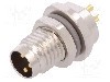 Conector M8, 3 pini, clasa etanseitate IP67, TE Connectivity - T4030014031-000