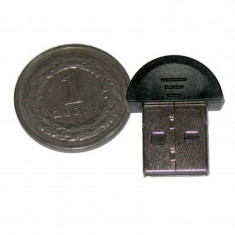 Mini bluetooth, interfata USB 2.0, raza actiune 100 m, Negru foto