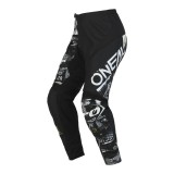 Pantaloni Ciclism Copii O&#039;Neal Element Attack V.23 - 22 (5/6), Negru-Alb Ultimate FactoryBikes