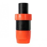 Conector speakON elSales ELS-CSPK , 4 contacte , portocaliu