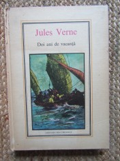 Doi ani de vacanta Jules Verne - Carte beletristica aventura, Ion Creanga, 1975, 280 pagini, Clasic, Editie colectie