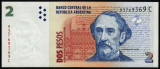 ARGENTINA █ bancnota █ 2 Pesos █ 1998 █ P-346 █ UNC █ necirculata