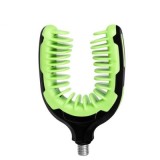 Suport lanseta feeder spate Gonefishing&reg; 27588-2, 10 x 6.5 cm, negru/verde, material TPR