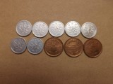 Japonia Lot nr. 1 : 10 monede 1971 - 1991