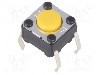 Microintrerupator, 6x6mm, OFF-(ON), SPST-NO, OMRON OCB - B3F-1002