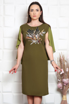 Rochie de Ocazie Rimini Olive - 44Marimea foto