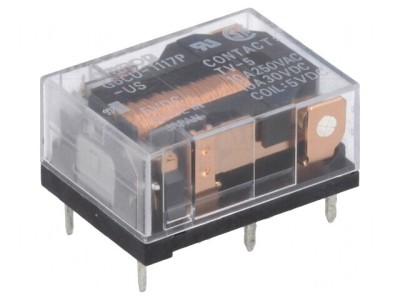 Releu Electromagnetic SPST-NO 5VDC 10A foto