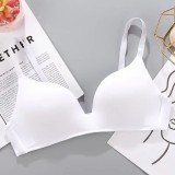 Sutien push-up, ST003, Alb