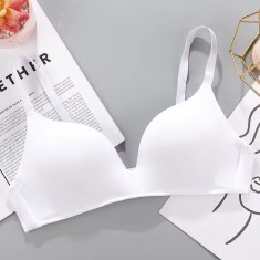 Sutien push-up, ST003, Alb