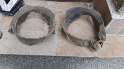 Suporți proiectoare st&amp;acirc;nga +dreapta Renault Clio Symbol 1 foto