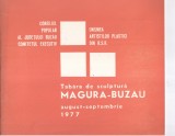 Tabara de sculptura Magura-Buzaului, august-septembrie 1977