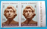 TIMBRE ROMANIA LP1311/1993 60 ani nasterea lui Nichita Stanescu -Pereche -MNH, Nestampilat