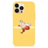 Husa compatibila cu Apple iPhone 15 Pro Max model Saitama One Punch Man, Silicon, TPU, Viceversa, Transparent, Carcasa