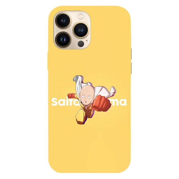 Husa compatibila cu Apple iPhone 11 Pro model Saitama One Punch Man, Silicon, TPU, Viceversa