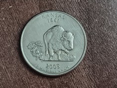 M3 C50 - Quarter dollar - sfert dolar - 2005 - Kanas - P - America USA