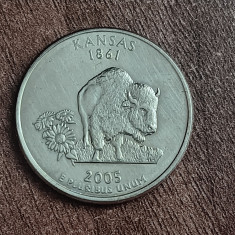 M3 C50 - Quarter dollar - sfert dolar - 2005 - Kanas - P - America USA