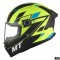 Casca integrala pentru scuter - motocicleta MT Stinger 2 Zivze C3 galben fluor mat &ndash; tip viziera: MT-V-28B M (57/58cm)