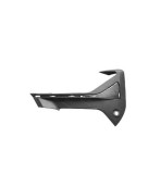 Grila bara protectie, spoiler Bmw X1 (F48), 2019-09.2022, montare fata, stanga, gaura senzor parcare, cu locas ornamente, RapidAuto