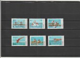 ROMANIA 1983 LP 1081 SPORTURI NAUTICE SERIE MNH NESTAMPILATA