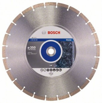 Disc diamantat Standard pentru piatra 350 x 20/25.40 x 3.1mm foto
