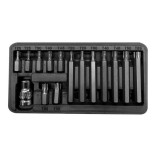 Cumpara ieftin Set varfuri torx cu orificiu cr-va s2 - 15p.