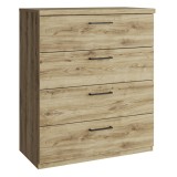 Cumpara ieftin Comoda stejar navarra Dorsi 80.2x41x94.6 cm