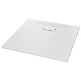 Cumpara ieftin Cadita de dus, alb, 80 x 80 cm, SMC