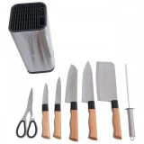 Set cutite si accesorii bucatarie cu suport Grunberg LSH12