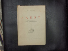 Faust W. v. Goethe - traducere in versuri de Laura M. Dragomirescu foto