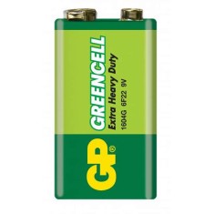 Baterii Greencell 6F22, 9v, Baterie Zinc Carbon, Blister cu 1 buc.