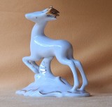 Caprior - produs vechi romanesc, anii 1970, era socialista, bibelou vechi, ceramica portelan, piesa superba