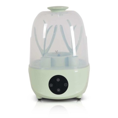 Sterilizator Electric Cangaroo Bottle Verde , Capacitate 6 Biberoane Cu Functie Sterilizare , Uscare Si Gatit Cu Abur foto