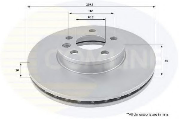 Disc frana SEAT ALHAMBRA (7V8, 7V9) (1996 - 2010) COMLINE ADC1430V