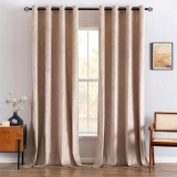 Cumpara ieftin Set 2 Draperii, Desing Modern, Tip Blackout, 140 x 145 cm, Bej - CN
