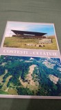 CARTE POSTALA COSTESTI-CETATUIE -TURNUL LOCUINTA NR. 2 CU SCARA MONUMENTALA / VEDERE GENERALA NECIRCULATA, Circulata, Fotografie