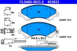 ATE 13.0460-3833.2 set placute frana,frana disc