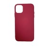 Husa silicon soft-touch compatibila cu Apple IPhone 11, Visiniu, ALC MOBILE