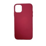 Husa silicon soft-touch compatibila cu Apple IPhone 11 PRO, Visiniu, ALC MOBILE