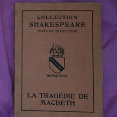 William Shakespeare. Macbeth. ed. bilingva engl-fr