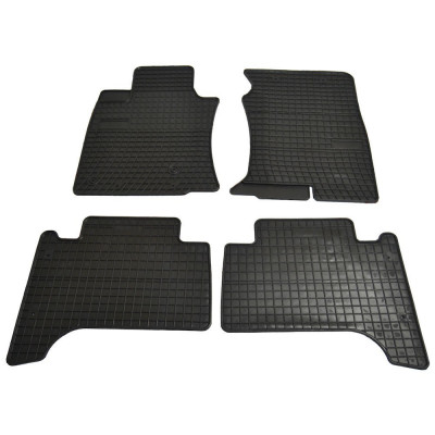 Set covorase auto din cauciuc Toyota Land Cruiser 120 2002-2009 Land Cruiser 150 PRADO 2009-2016, presuri negre, 4 buc. foto