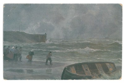 4596 - BRAILA, Harbor, Fishermen, Romania - old postcard - used - 1926 foto