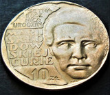 Cumpara ieftin Moneda comemorativa 10 ZLOTI - POLONIA, anul 1967 *cod 939 = MARIE CURIE rara, Europa