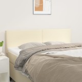 Cumpara ieftin Tăblii de pat, 2 buc., crem, 72x5x78/88 cm, piele ecologică