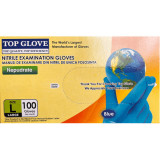 Cumpara ieftin Manusi examinare Nitril Nepudrate L, 100 buc, Top Glove, Roval Med