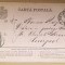 Romania 1878 intreg postal cu 10 bani Bucuresti trimis de J. Wortman in Anglia